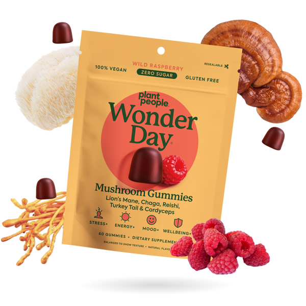 Standard Strength, Double Strength,WonderDay Mushroom Gummies by Plant People